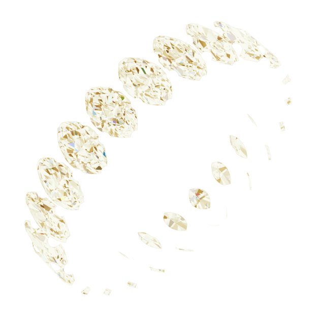Shared-Prong Eternity Band