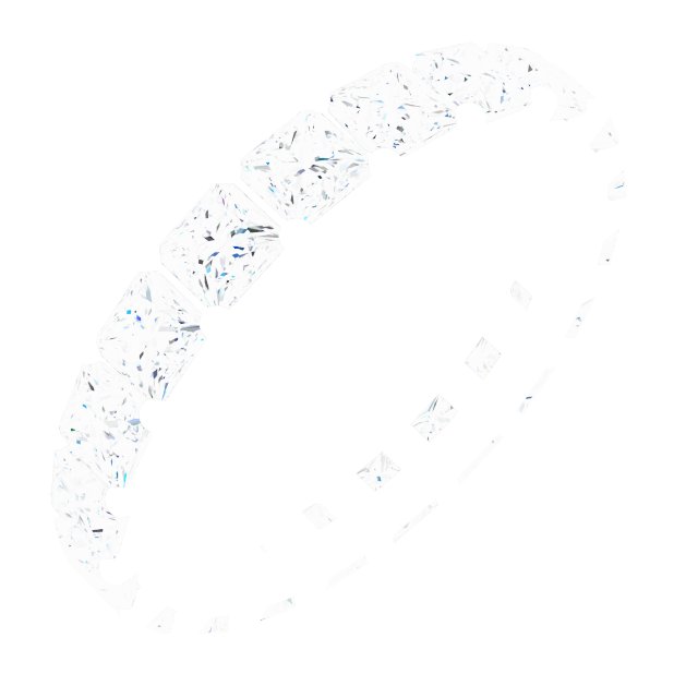 Shared-Prong Eternity Band