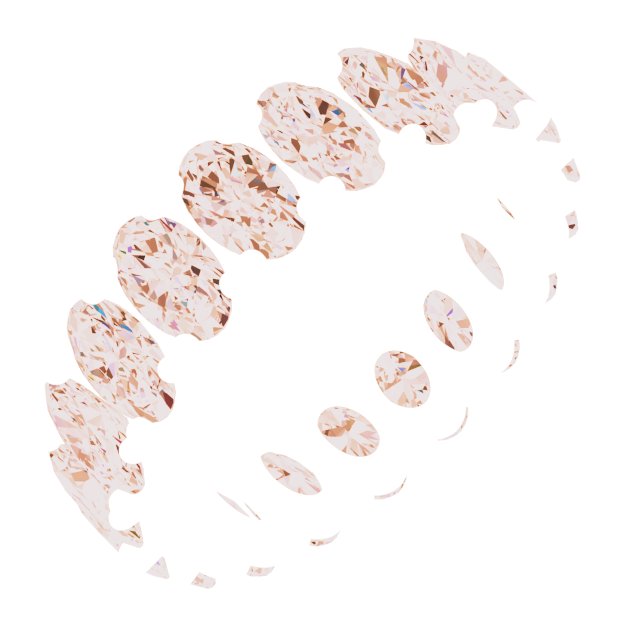 Shared-Prong Eternity Band