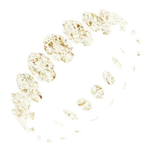 Shared-Prong Eternity Band