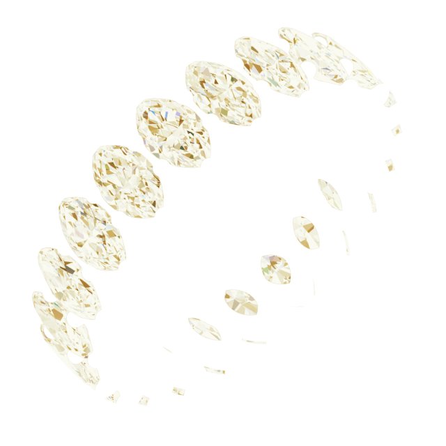 Shared-Prong Eternity Band
