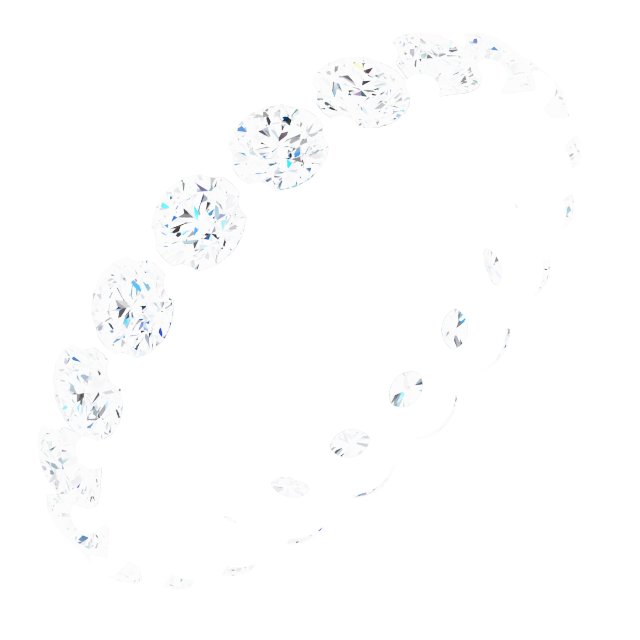 Shared-Prong Eternity Band
