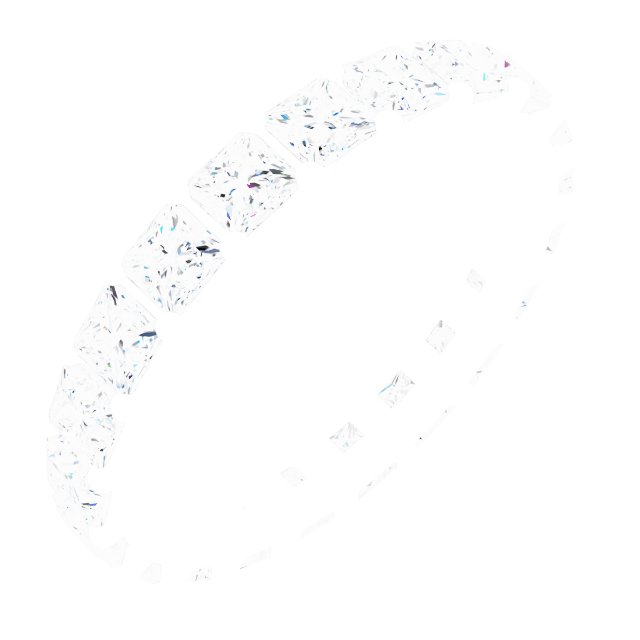 Shared-Prong Eternity Band