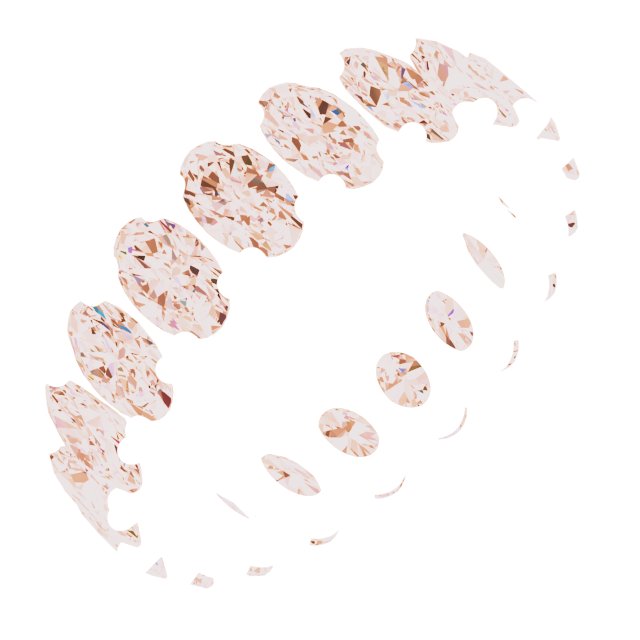 Shared-Prong Eternity Band
