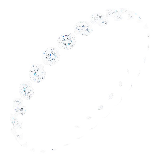 Shared-Prong Eternity Band