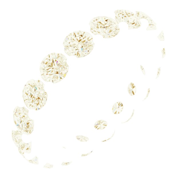 Shared-Prong Eternity Band
