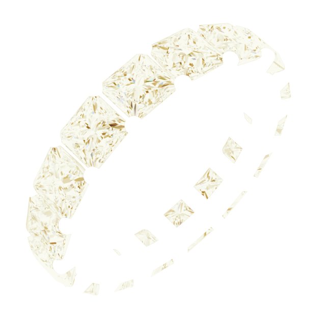 Shared-Prong Eternity Band