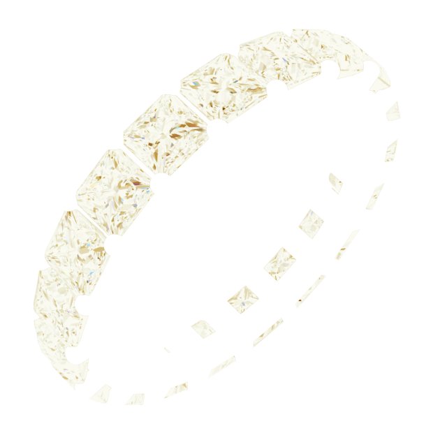 Shared-Prong Eternity Band