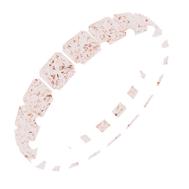 Shared-Prong Eternity Band