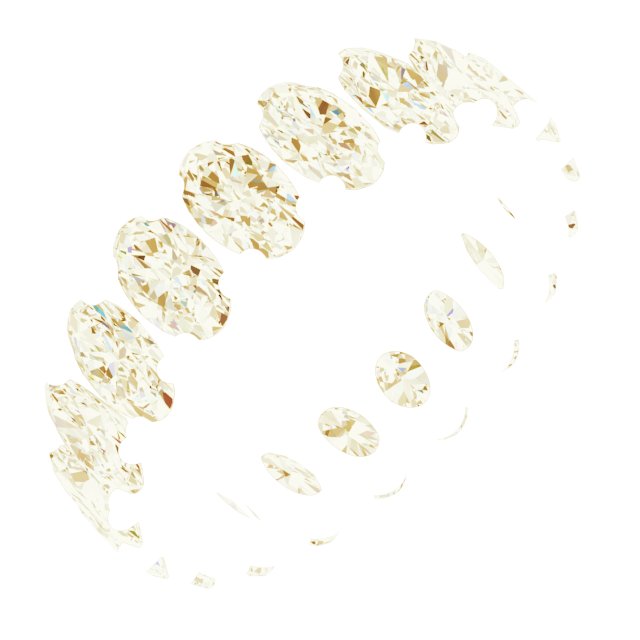 Shared-Prong Eternity Band
