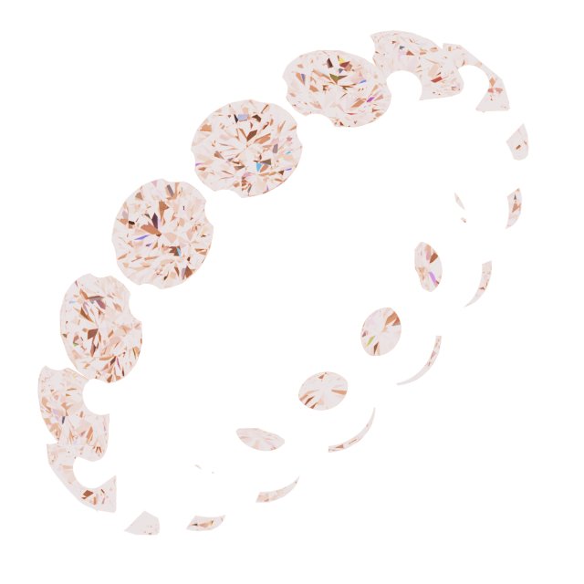 Shared-Prong Eternity Band