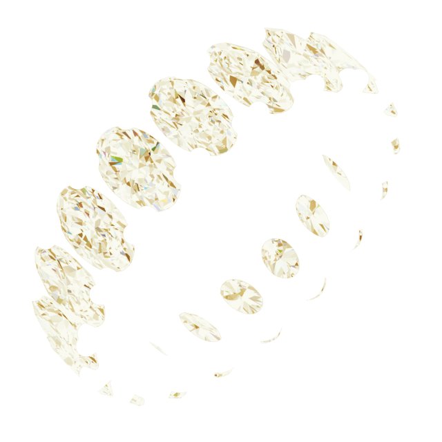 Shared-Prong Eternity Band