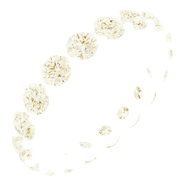 Shared-Prong Eternity Band