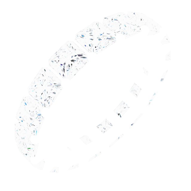 Shared-Prong Eternity Band