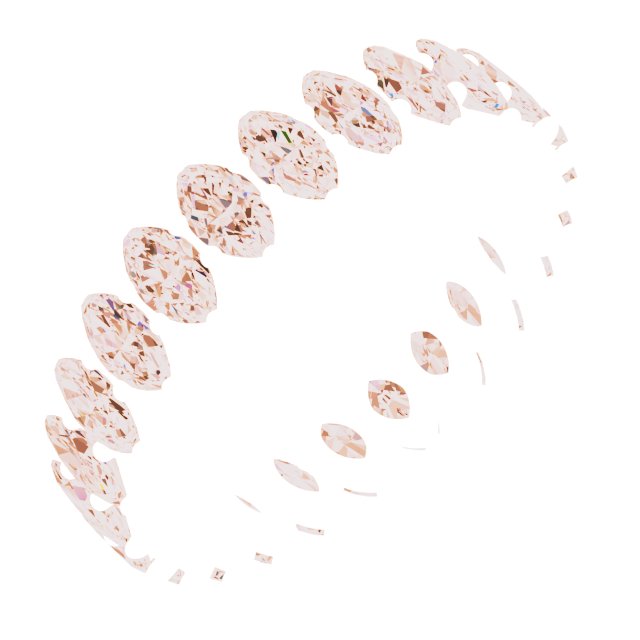 Shared-Prong Eternity Band