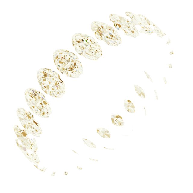 Shared-Prong Eternity Band