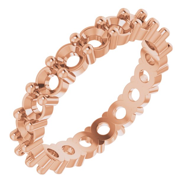 Shared-Prong Eternity Band