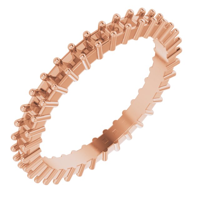 Shared-Prong Eternity Band
