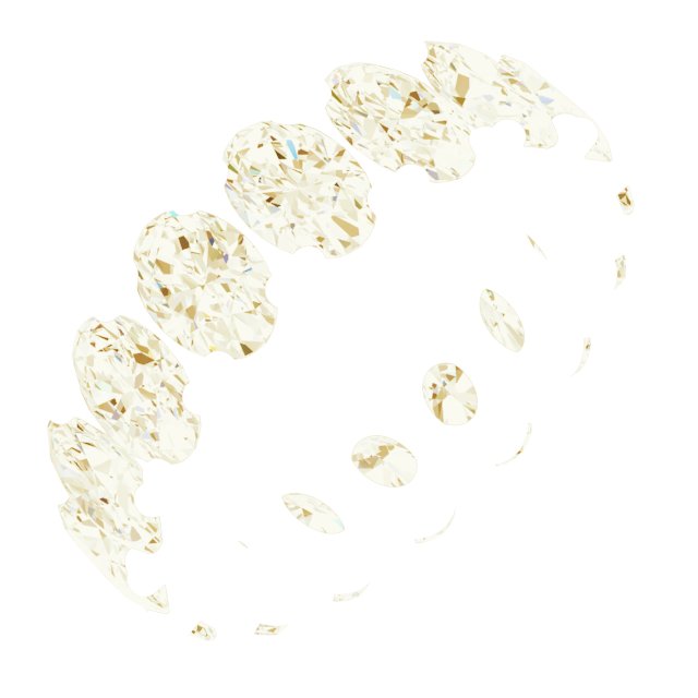 Shared-Prong Eternity Band