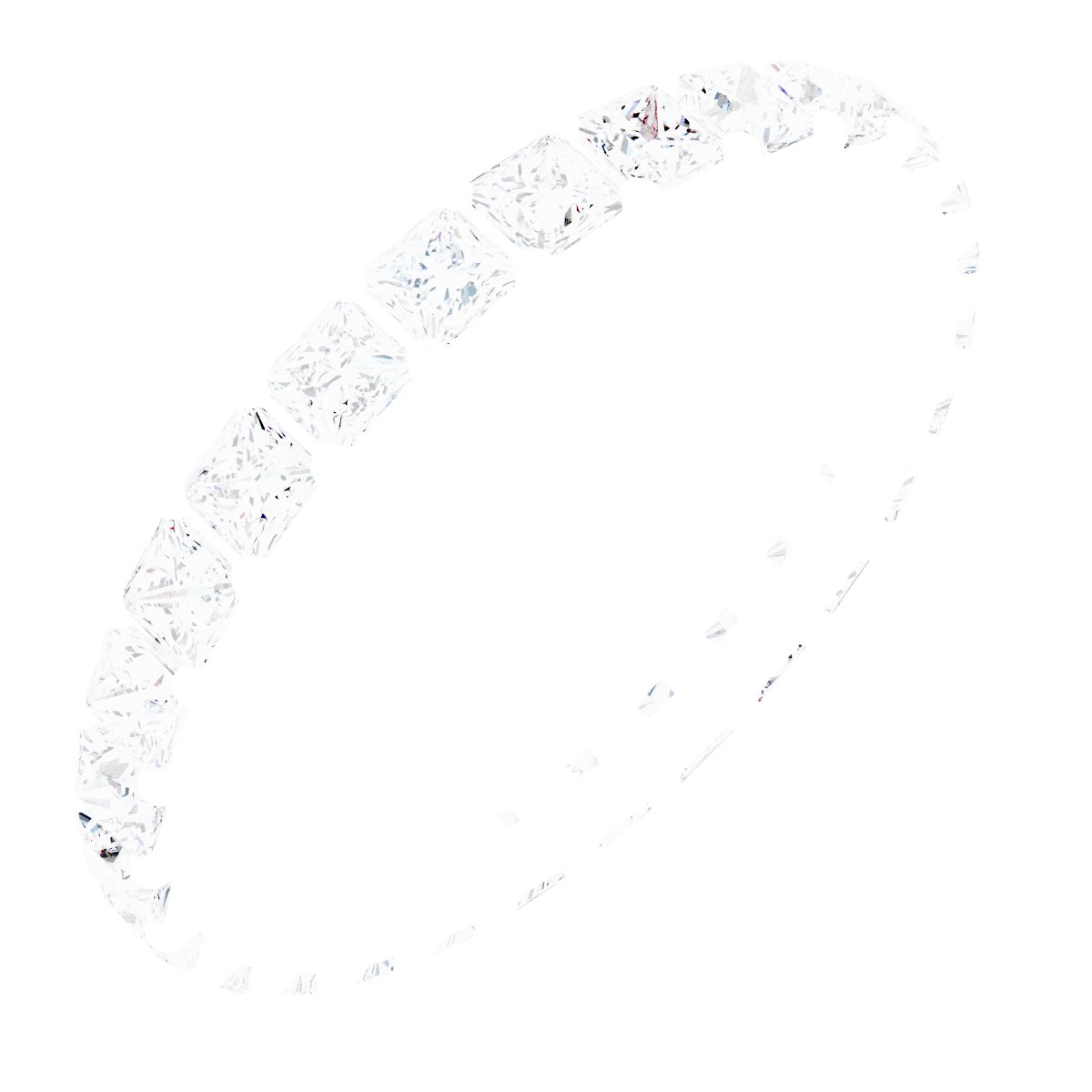 Shared-Prong Eternity Band