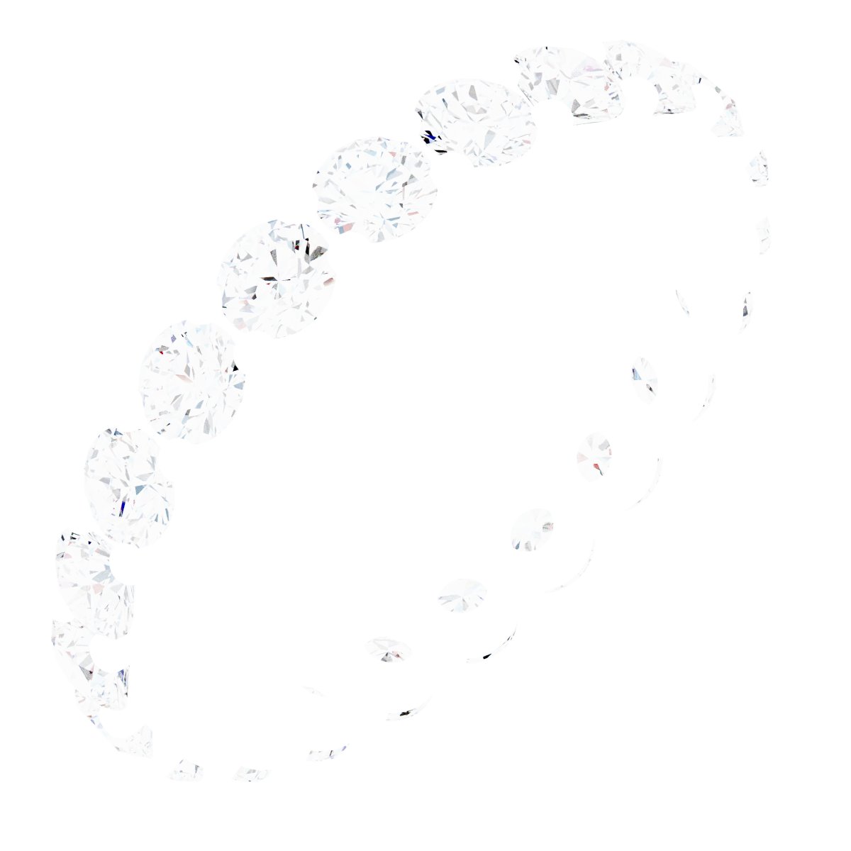 Shared-Prong Eternity Band