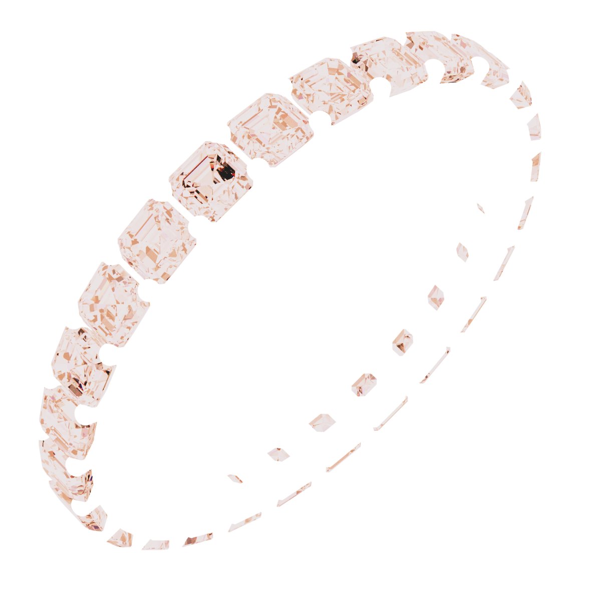 Shared-Prong Eternity Band