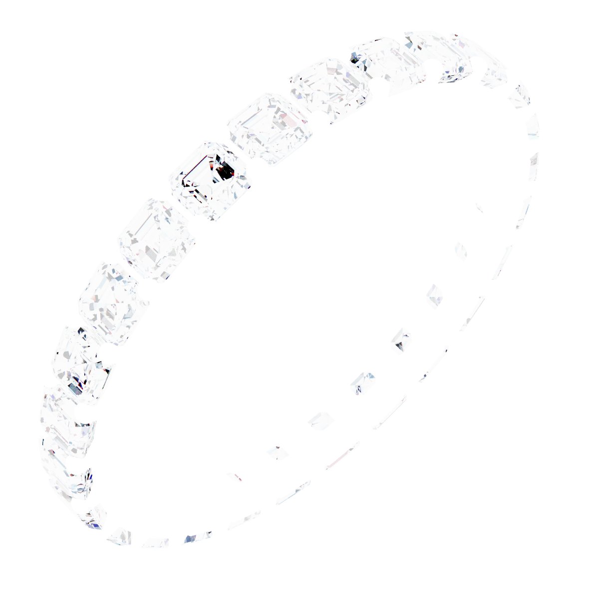 Shared-Prong Eternity Band