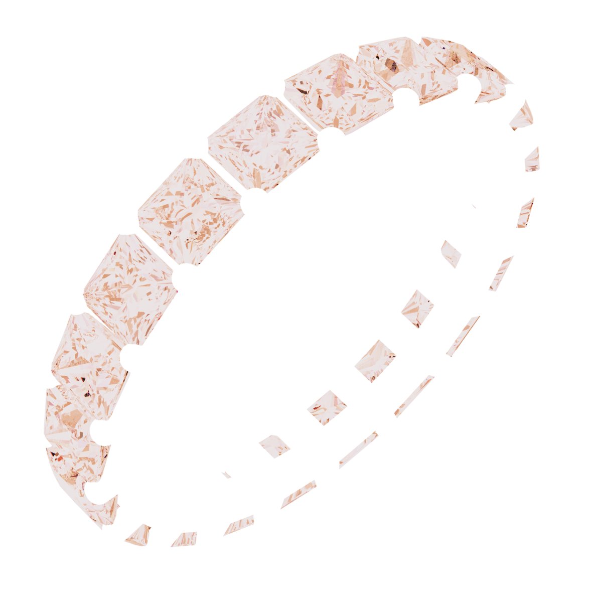 Shared-Prong Eternity Band