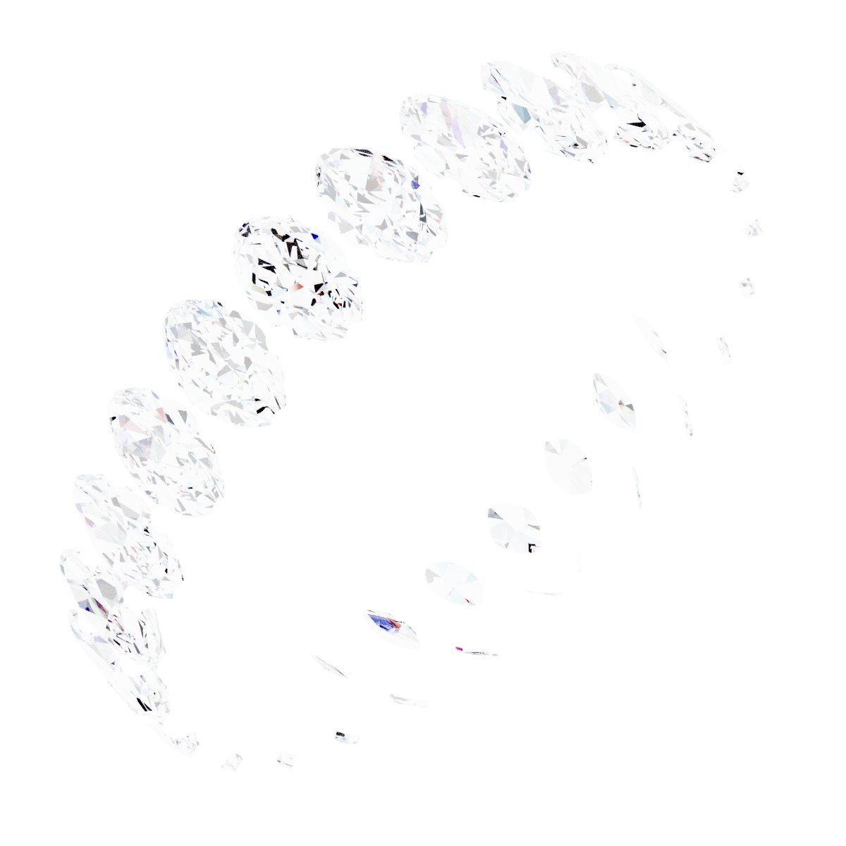 Shared-Prong Eternity Band