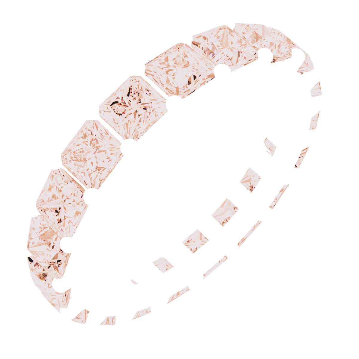 Shared-Prong Eternity Band