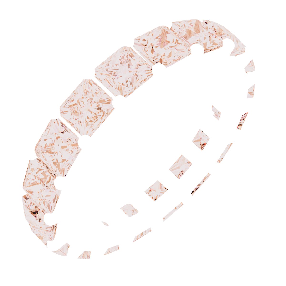 Shared-Prong Eternity Band