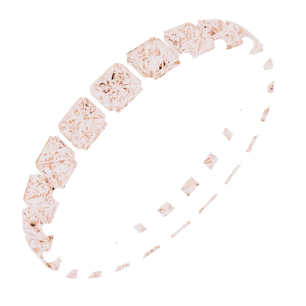Shared-Prong Eternity Band