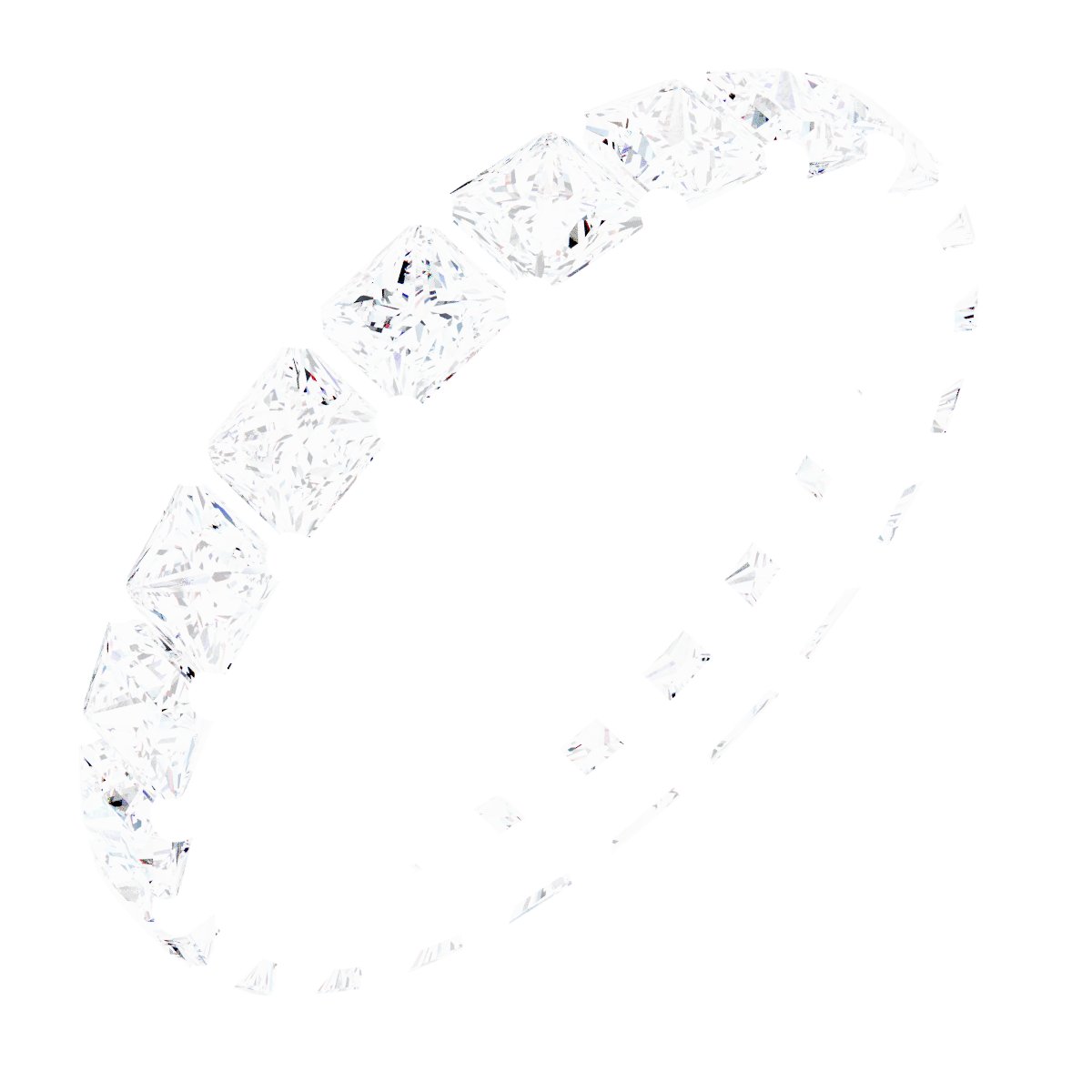 Shared-Prong Eternity Band
