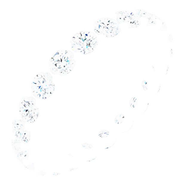 Shared-Prong Eternity Band