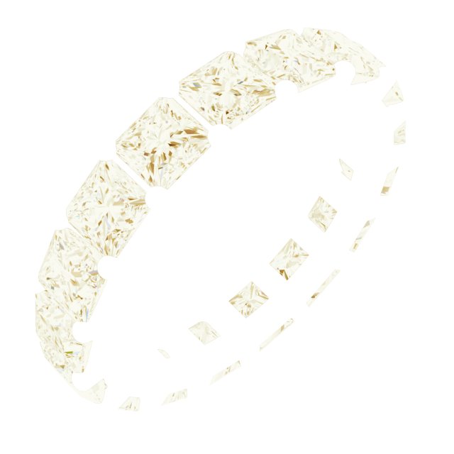 Shared-Prong Eternity Band