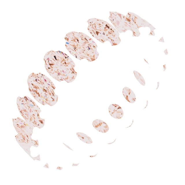 Shared-Prong Eternity Band