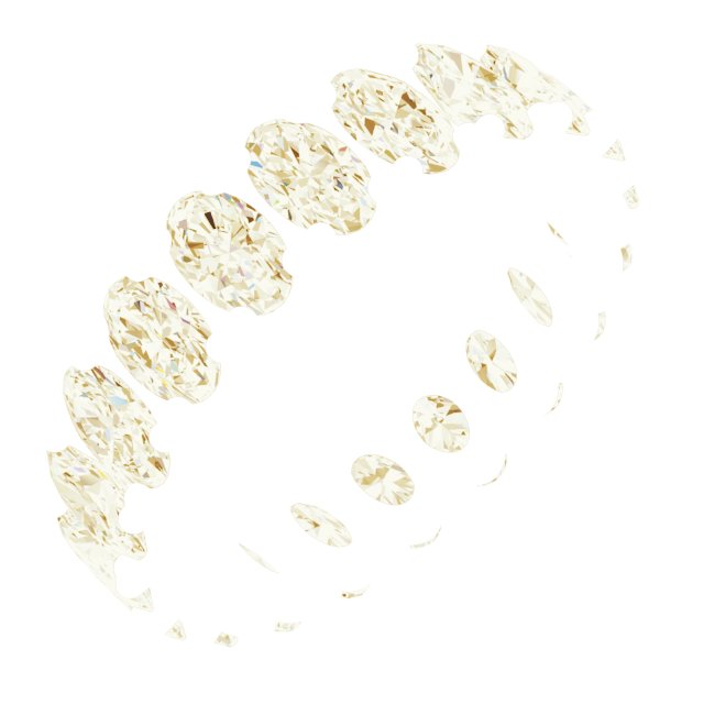 Shared-Prong Eternity Band