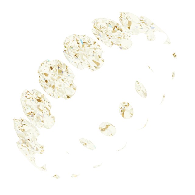 Shared-Prong Eternity Band
