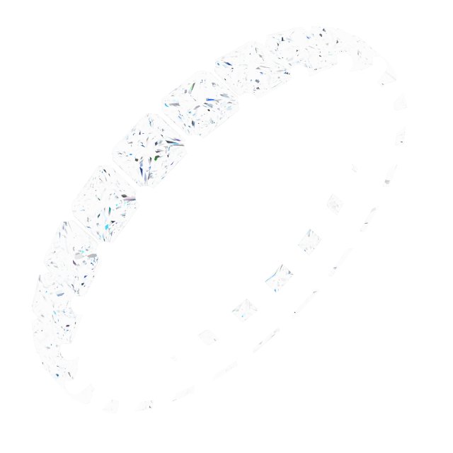 Shared-Prong Eternity Band