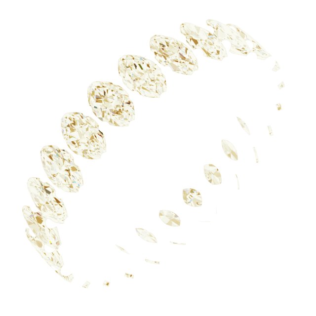 Shared-Prong Eternity Band
