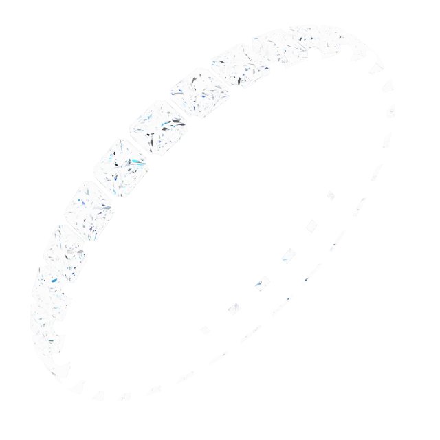 Shared-Prong Eternity Band