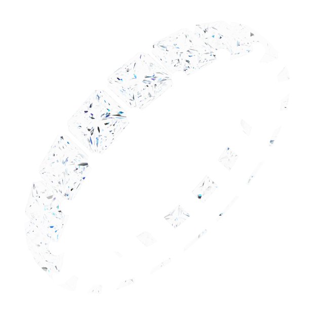 Shared-Prong Eternity Band