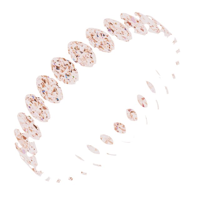 Shared-Prong Eternity Band