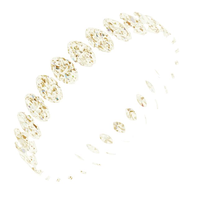Shared-Prong Eternity Band
