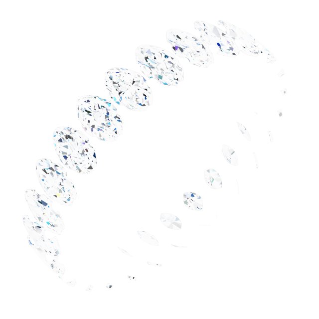 Shared-Prong Eternity Band
