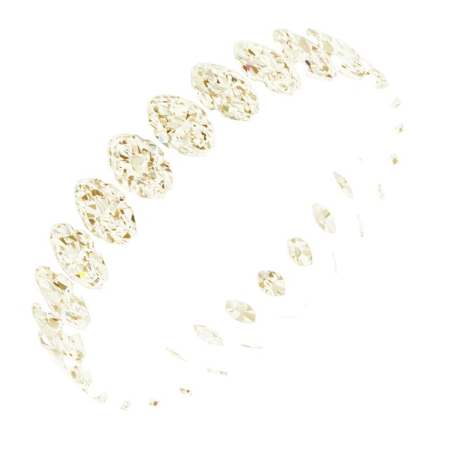 Shared-Prong Eternity Band