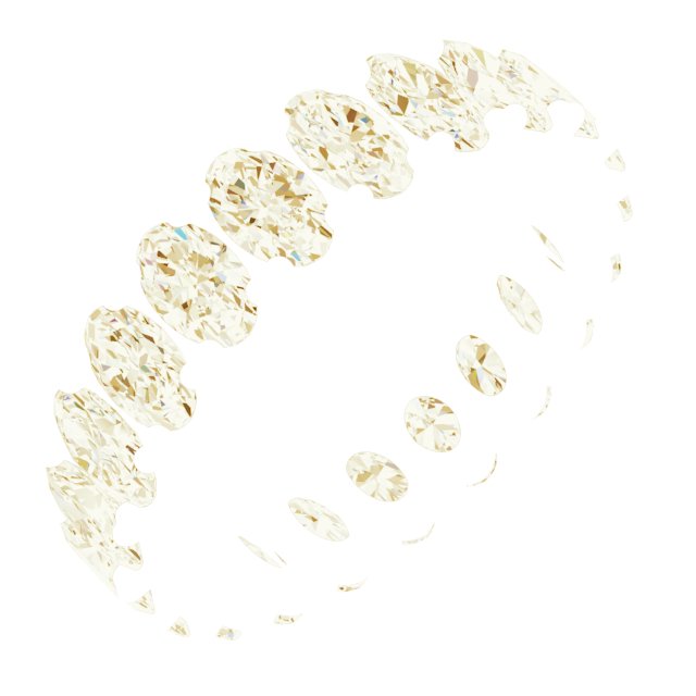 Shared-Prong Eternity Band