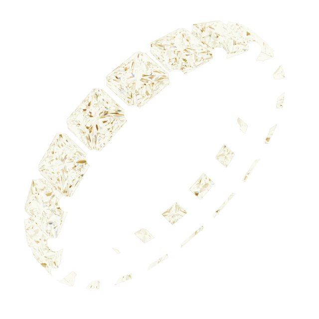 Shared-Prong Eternity Band