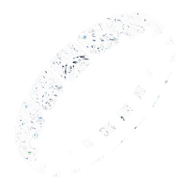 Shared-Prong Eternity Band