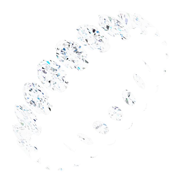 Shared-Prong Eternity Band